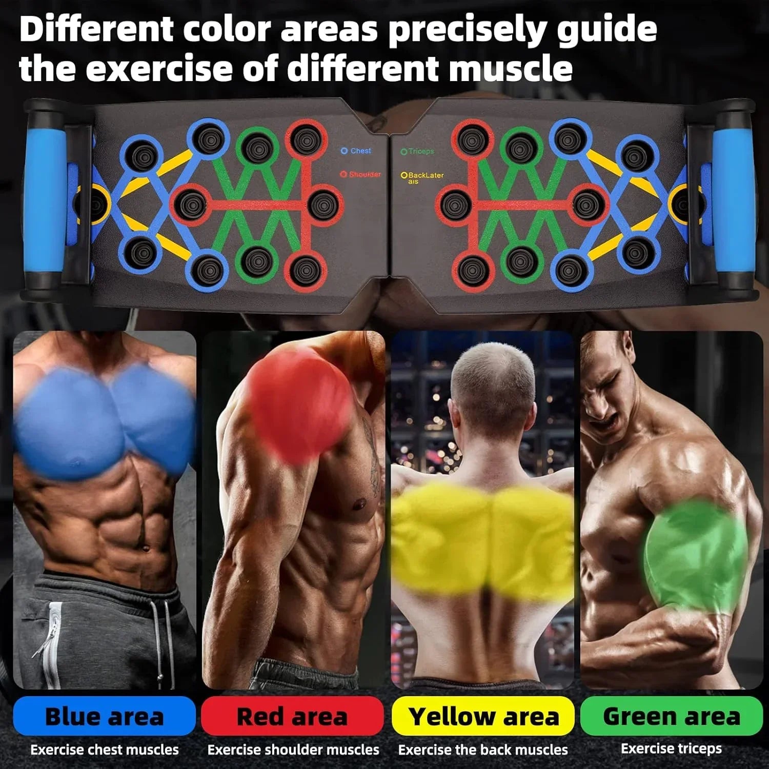 Push-Up Rack Board – 28-in-1 Home Gym Workout System